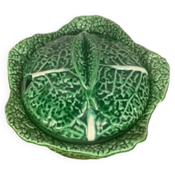 Soupière chou vert en céramique, 1970/80