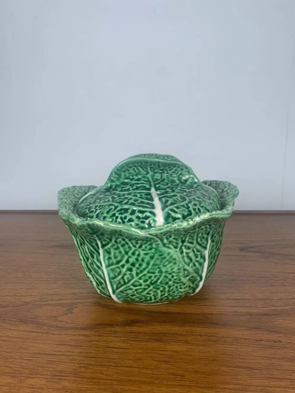 Soupière chou vert en céramique, 1970/80