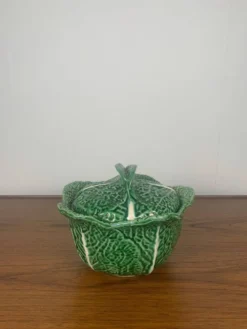 Soupière chou vert en céramique, 1970/80