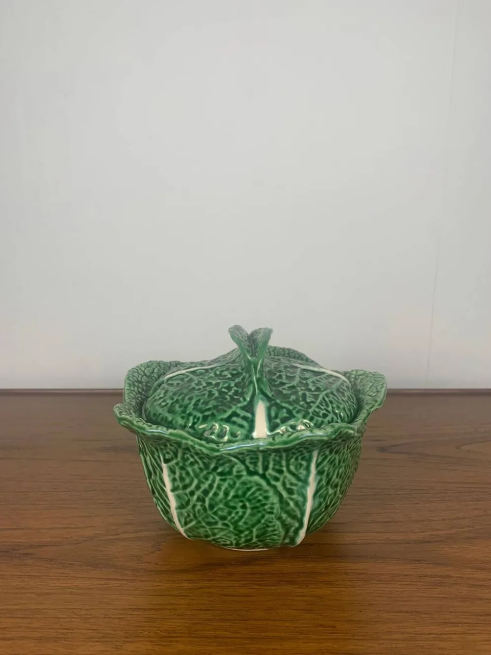 Soupière chou vert en céramique, 1970/80