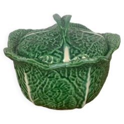 Soupière chou vert en céramique, 1970/80