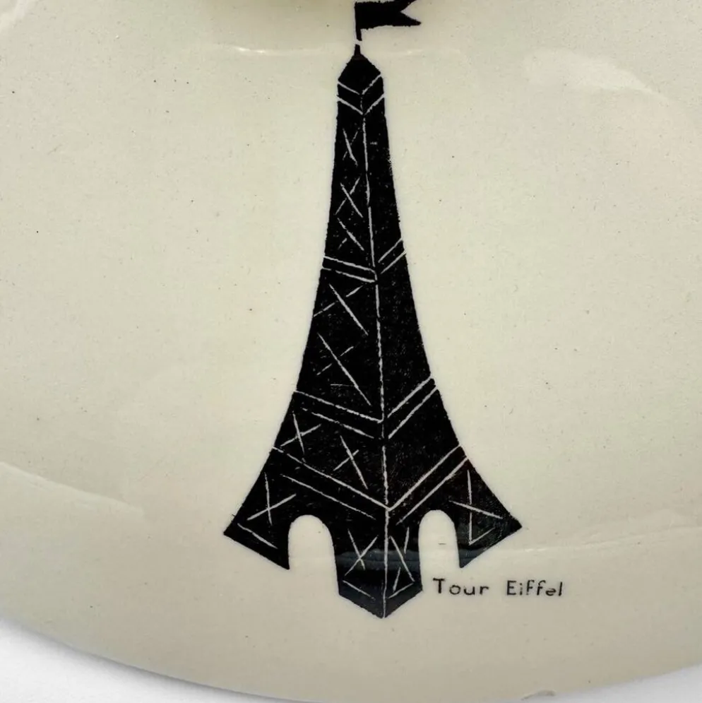 Soupière Colette Gueden Primavera Monuments de Paris, années 30