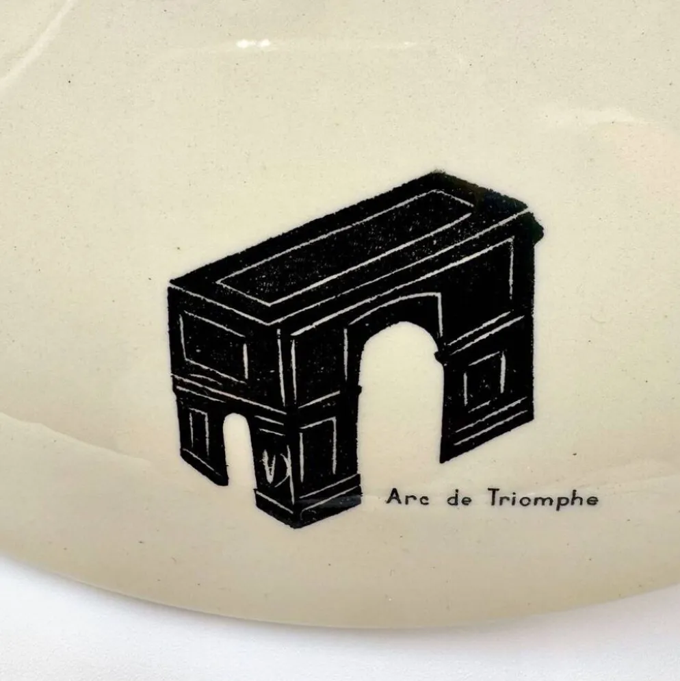 Soupière Colette Gueden Primavera Monuments de Paris, années 30
