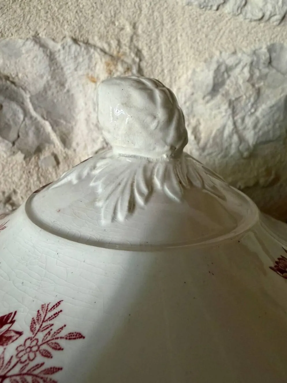 Soupière - coupe à fruits en terre de fer Saint Amandinoise