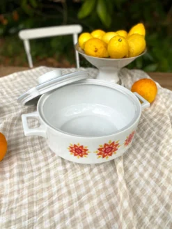 Soupière couverte Winterling, décor pop années 70