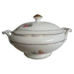 Soupière Digoin et Sarreguemines