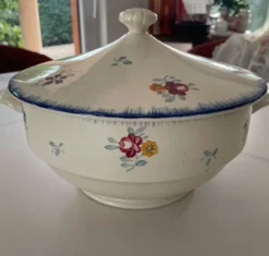 Soupière Digoin Sarreguemines modèle Dannemarie,années 1950