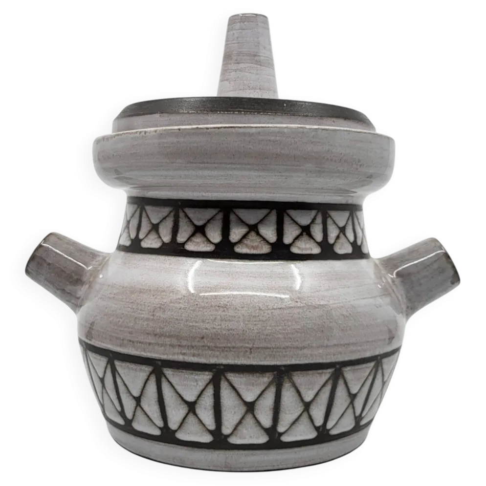 Soupière Emille Masson en Grès émaillé France Design 1950