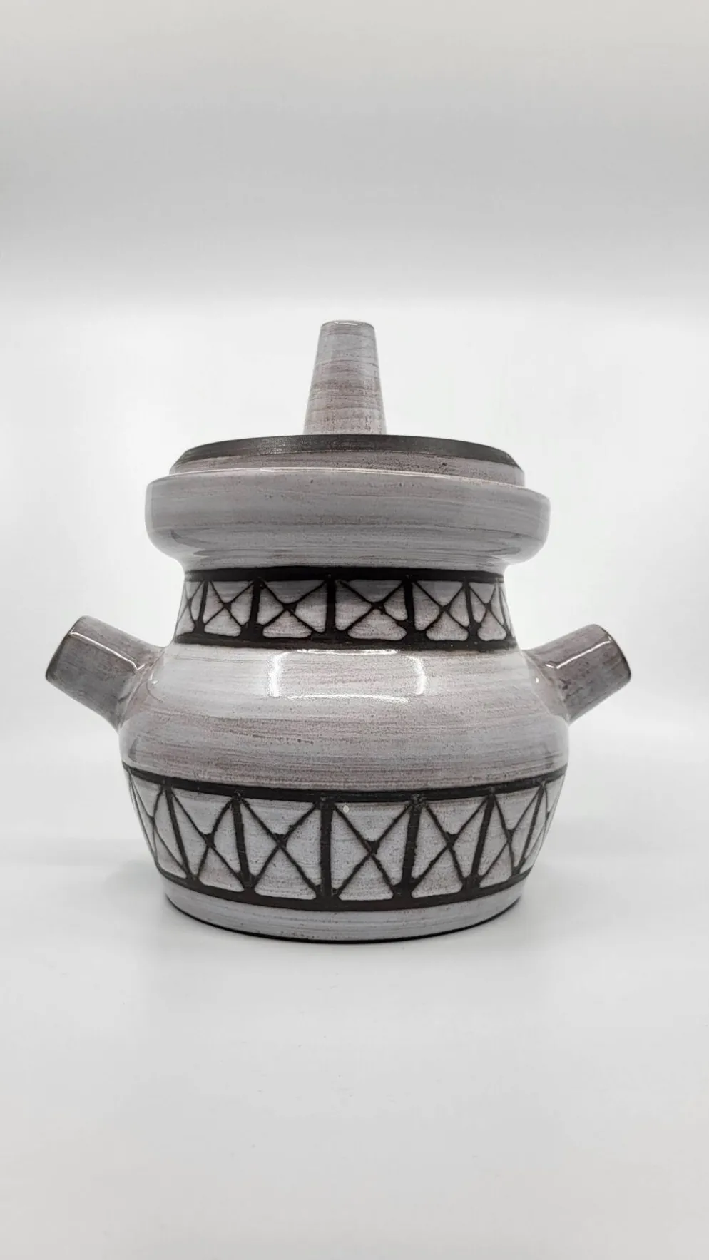 Soupière Emille Masson en Grès émaillé France Design 1950