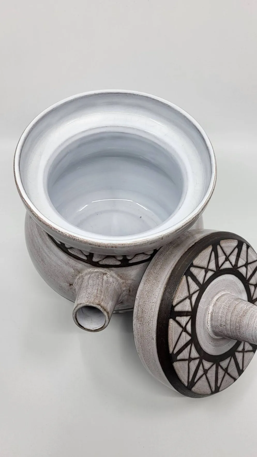 Soupière Emille Masson en Grès émaillé France Design 1950