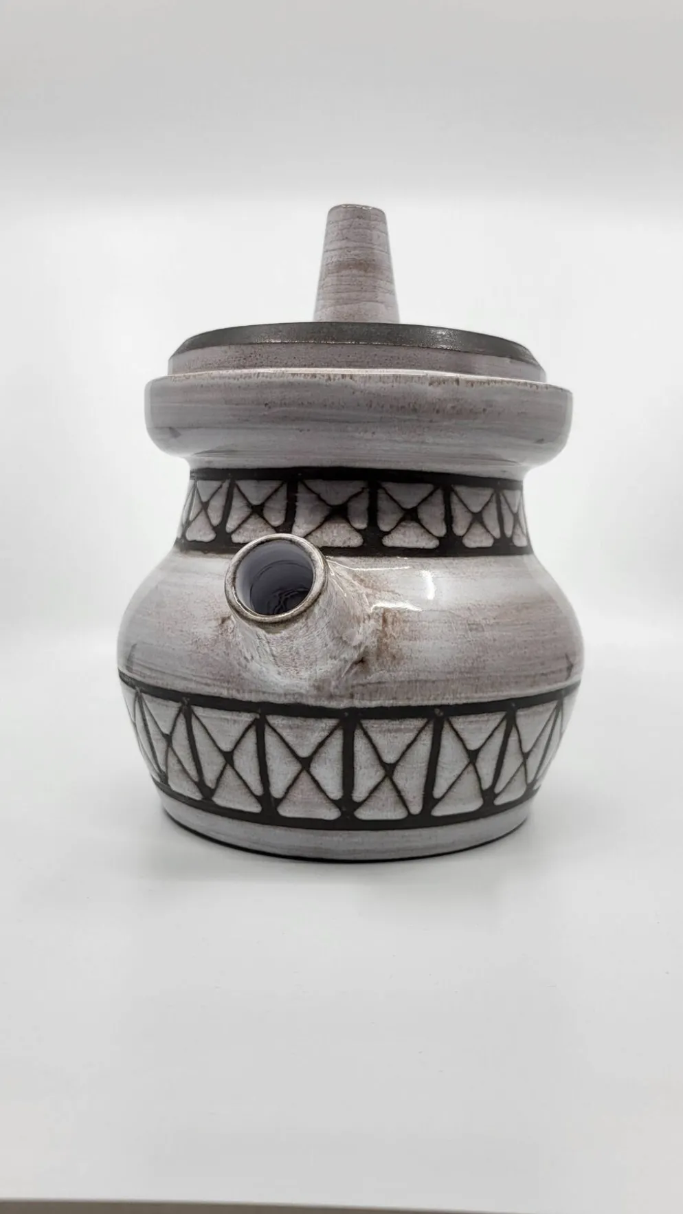 Soupière Emille Masson en Grès émaillé France Design 1950