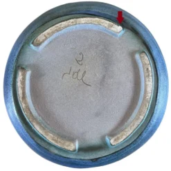 Soupière en céramique bleue Jean De Lespinasse, années 1950-1960