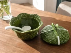 Soupière en céramique en forme de chou