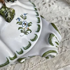 Soupière en faïence décorée main, Faïencerie Lallier