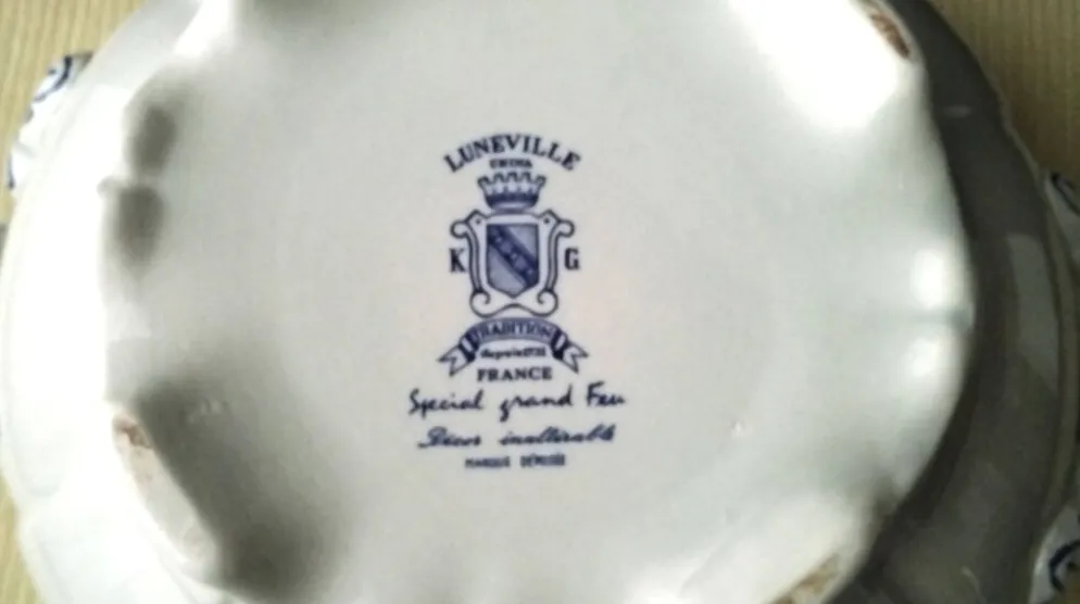 Soupière en faïence Lunéville Tradition Spécial Grand Feu