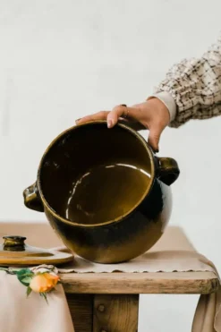 Soupière en grès « Bruyère »