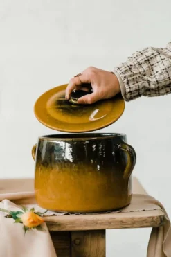 Soupière en grès « Bruyère »