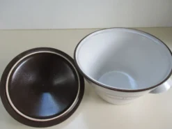 Soupière en grès de Niderviller Modèle Maille -vintage