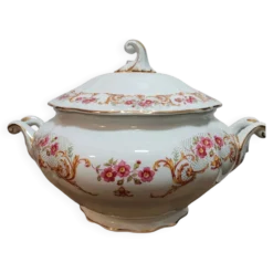 Soupière en porcelaine Digoin