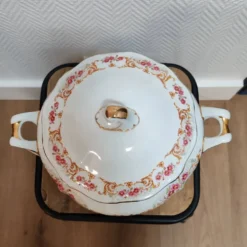 Soupière en porcelaine Digoin