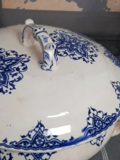 Soupière en terre de fer XIXème
