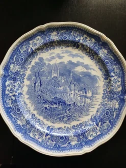 Soupière et plat Villeroy et boch porcelaine édition Burgenland