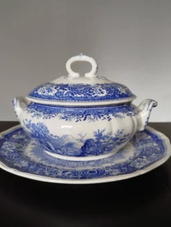 Soupière et plat Villeroy et boch porcelaine édition Burgenland