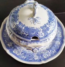 Soupière et plat Villeroy et boch porcelaine édition Burgenland