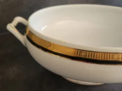 Soupière et set de 6 assiettes à soupe Bernardaud