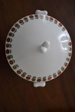 soupière à fleurs