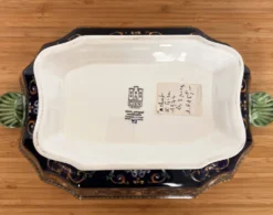 Soupière fond bleu faïencerie de Gien, complète