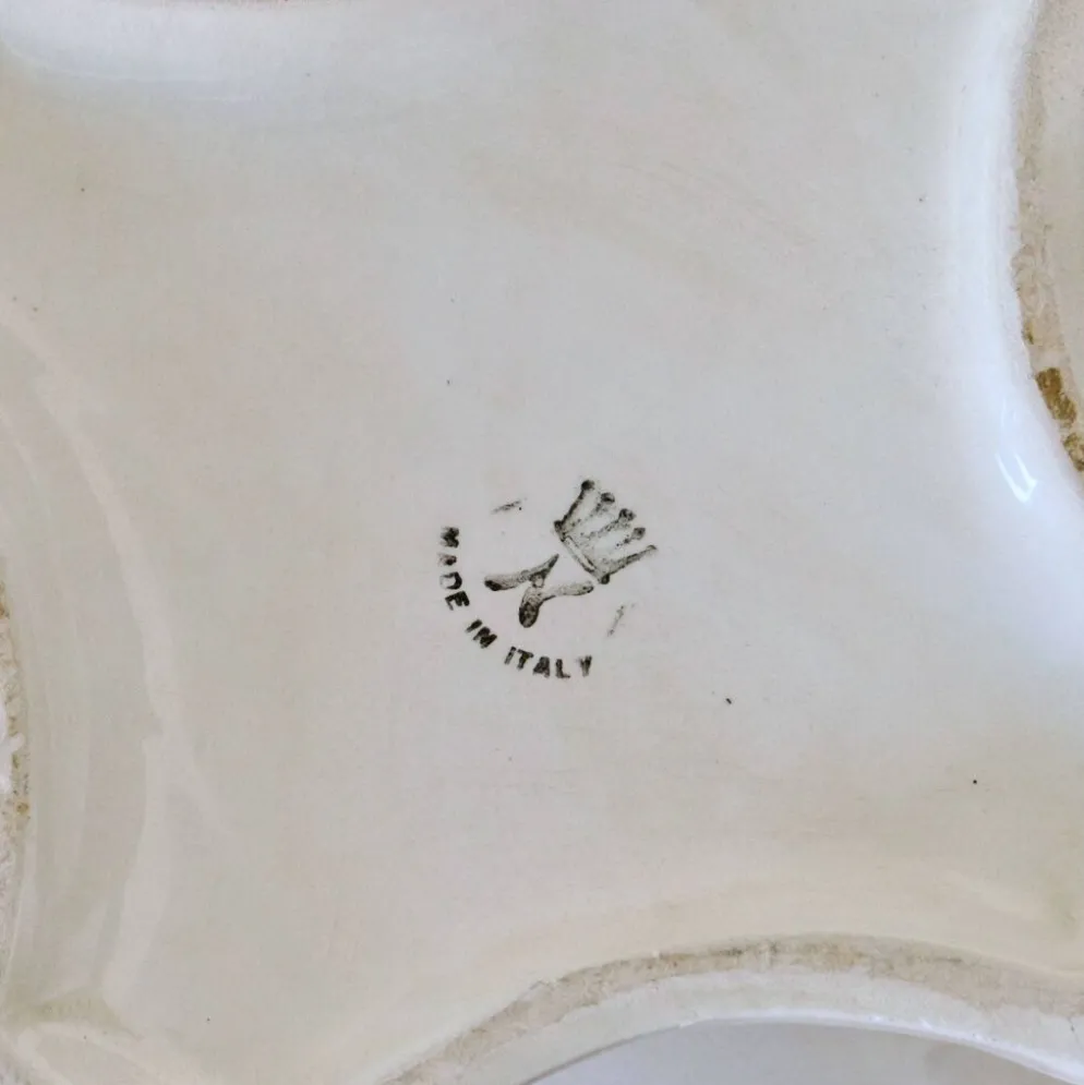 Soupière italienne d'apparat st Capodimonte en porcelaine
