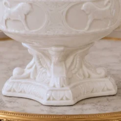 Soupière italienne d'apparat st Capodimonte en porcelaine