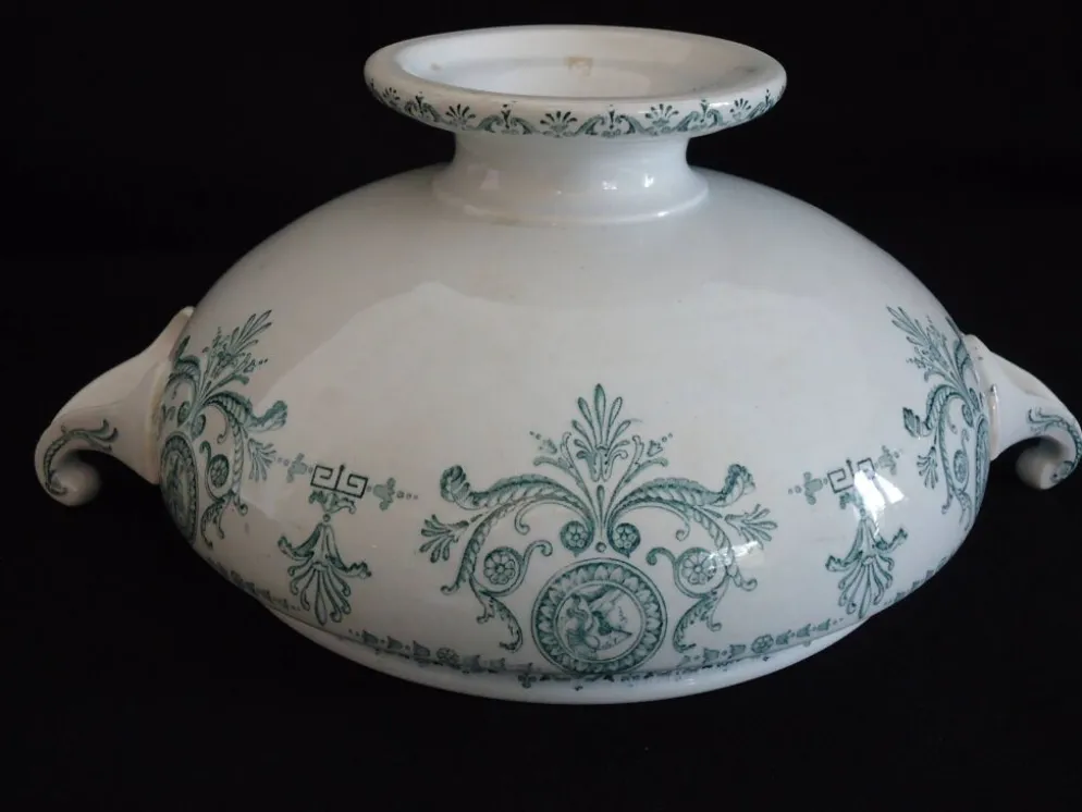 Soupière legumier Luneville, Keller et Guerin, modèle Lutzen