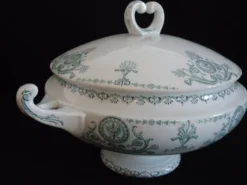 Soupière legumier Luneville, Keller et Guerin, modèle Lutzen