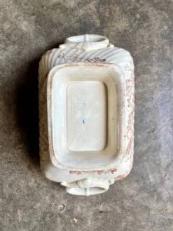 Soupière, légumier en terre de fer marron