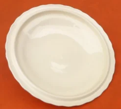 Soupière, légumier, faïence Salins France, années 1950