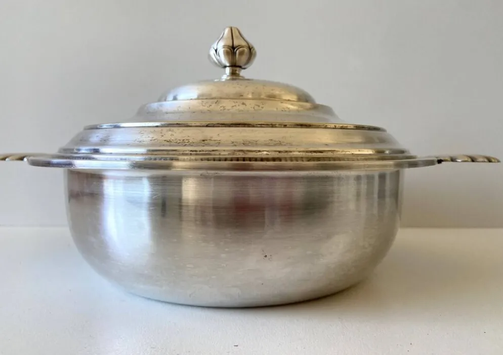 Soupière, légumier style Louis XVI époque 1900, Maitre Orfèvre Morin Georges