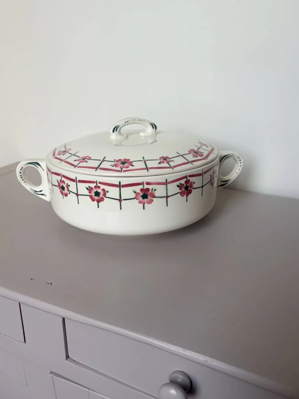 Soupière, légumier vintage de Céranord St Amand modèle Monique 2103166