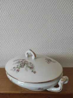 Soupière Légumière ancienne ovale contenance 600 ml