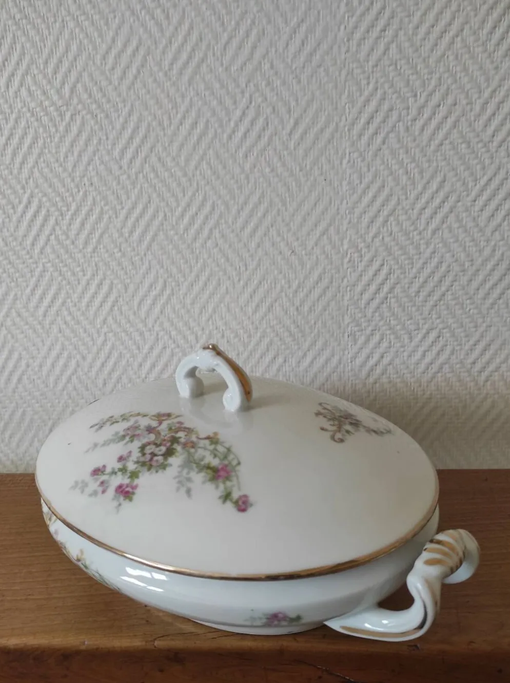 Soupière Légumière ancienne ovale contenance 600 ml
