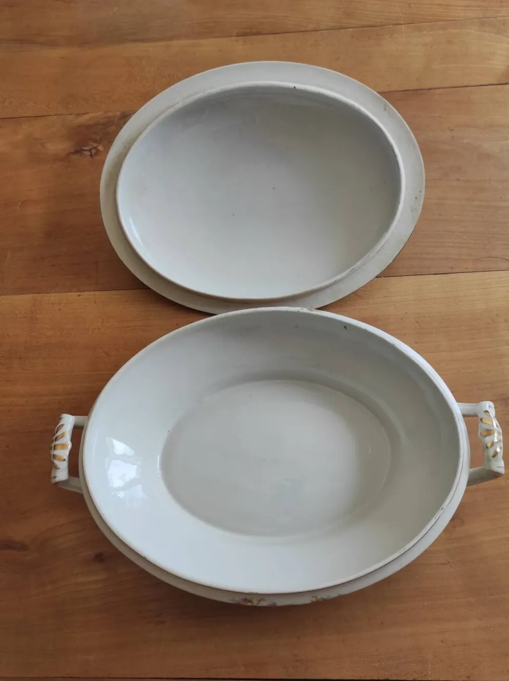 Soupière Légumière ancienne ovale contenance 600 ml