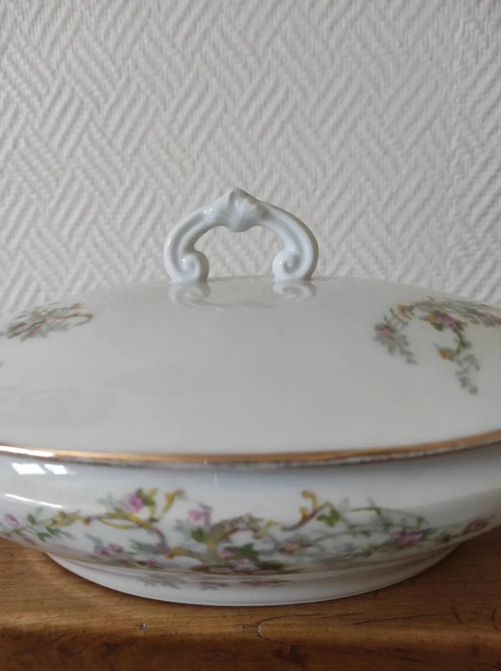 Soupière Légumière ancienne ovale contenance 600 ml