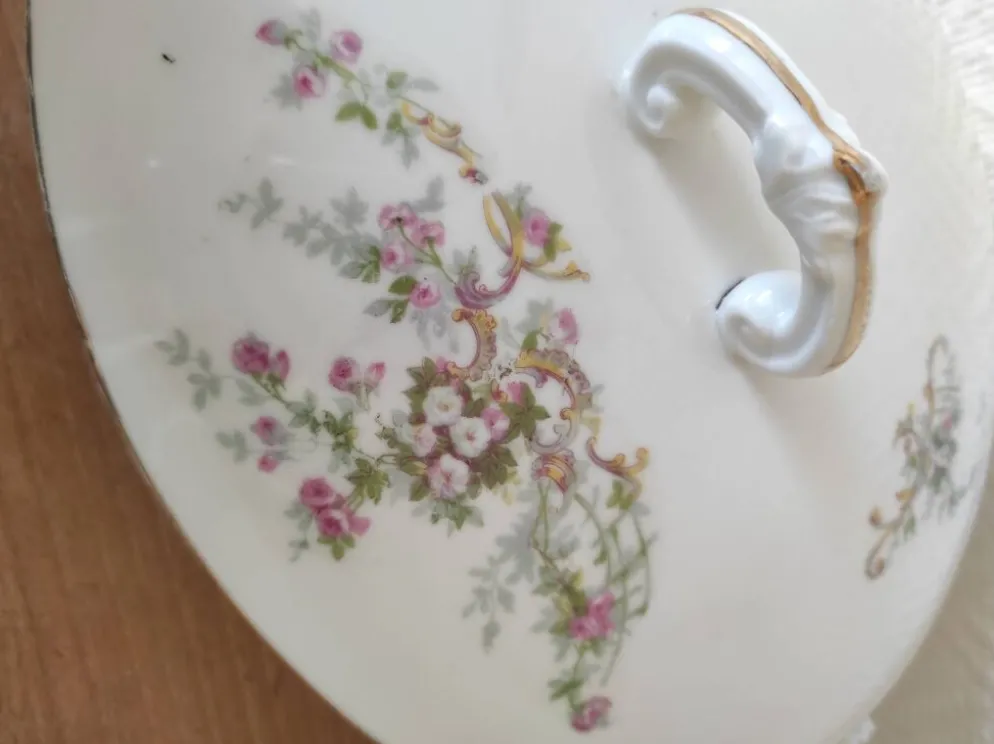 Soupière Légumière ancienne ovale contenance 600 ml