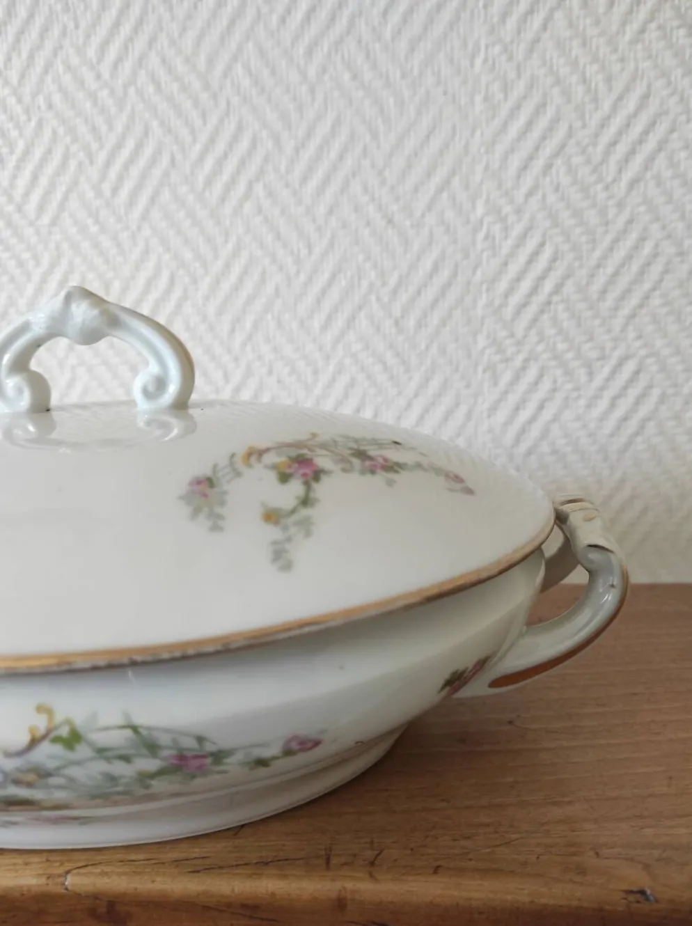 Soupière Légumière ancienne ovale contenance 600 ml
