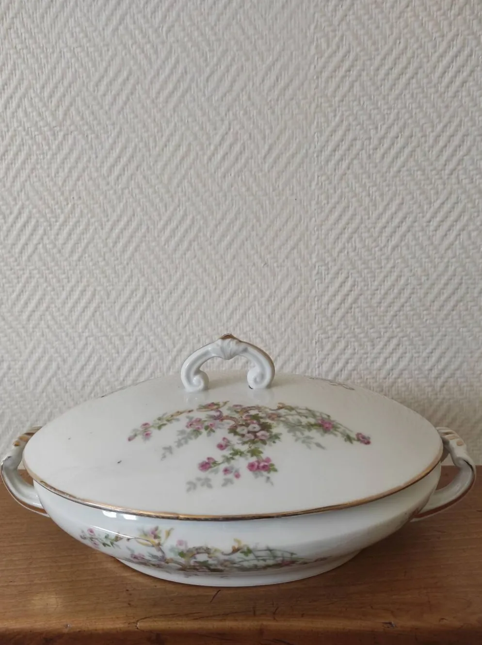 Soupière Légumière ancienne ovale contenance 600 ml