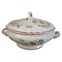Soupière Longwy "Vieux Moustier "