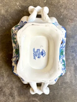 Soupière Mason's en terre de fer polychrome, service 