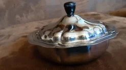 Soupière métal vintage
