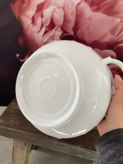 Soupière Muguet Lalique blanche